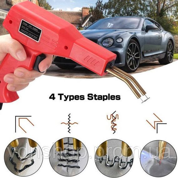 Электрический паяльник для пайки пластмассы, бамперов H50 + 200 скоб TY-89 | Зображення 6