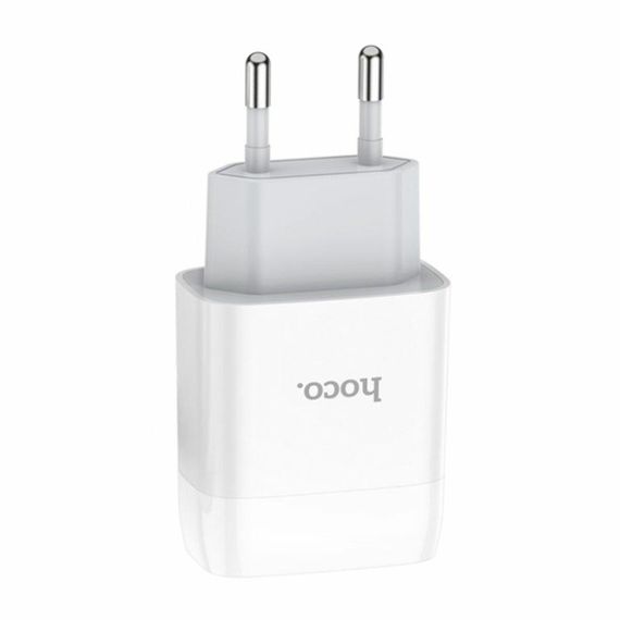 Мережевий зарядний пристрій HOCO C73A Glorious dual port charger 12W White | Зображення 4