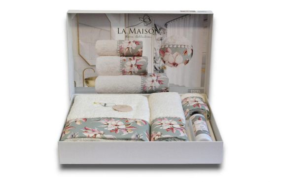 Подарочный набор полотенец La Maison, 3 шт. с ароматом Estel | Зображення 1