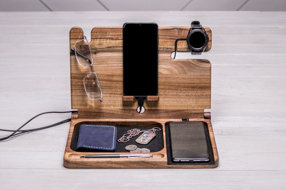 Именная беспроводная зарядка для Samsung «Dock station Galaxy»