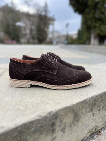 Замшеві туфлі чоловічі 40 43 розмір | Зображення 4