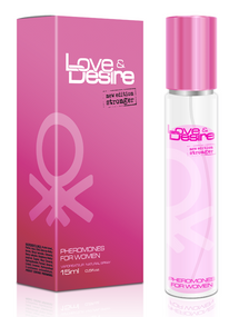 Туалетна вода з феромонами для жінок Love & Desire for Women, 15 ml Sex Aura