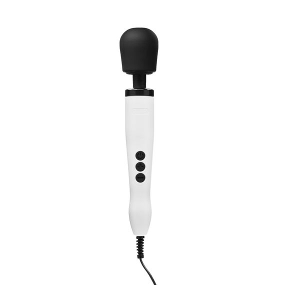 Вібромасажер DOXY Original White, дуже потужний, живлення 220В, пульсівні вібрації | Зображення 2