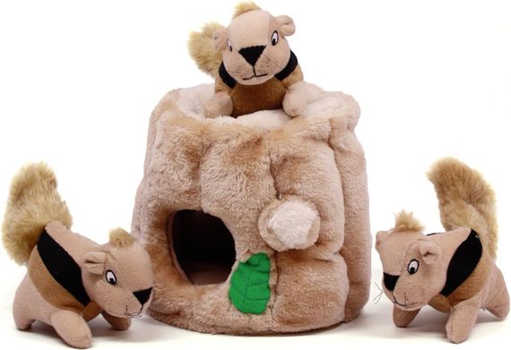 OutwardHound Hide-A-Squirrel інтерактивна іграшка для собак, 20 см | Зображення 3