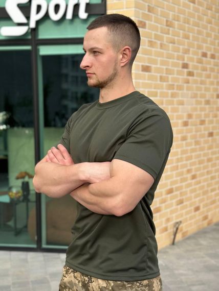 Тактична Футболка Олива CoolMax Military Olive | Зображення 7