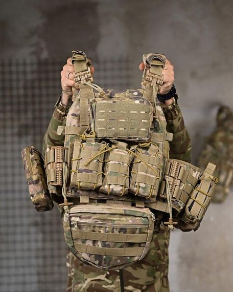 Плитоноска 4 точки сброса Single sword mtk с рюкзаком РП7354 | Зображення 8