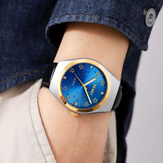 Класичний чоловічий годинник Skmei 2058BU Blue | Зображення 2