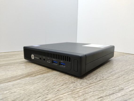 Неттоп HP ProDesk 600 G2 Desktop Mini USFF / Intel Core i5-6500T (4 ядра по 2.5 - 3.1 GHz) / 8 GB DDR4 / 240 GB SSD / Intel UHD Graphics 530 / Блок живлення б/в | Зображення 5