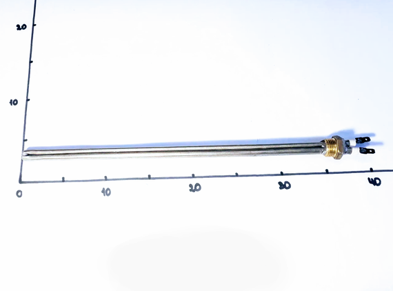 Тэн для радиатора 1500W с резьбой 1/2" (Украина) | Зображення 1