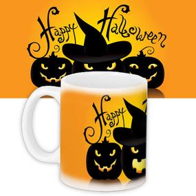 Чашка з принтом Happy Halloween 330 мл (KR_HAL006)