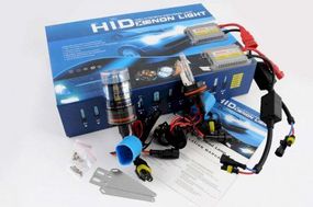 Ксенон (авто) HB1 (9004) AC 6000K 35W (+галоген) slim