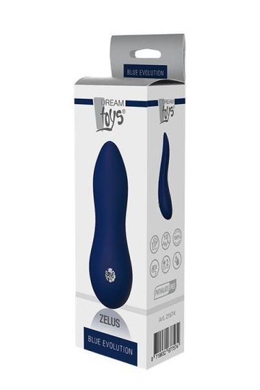 Клиторальный вибростимулятор Dream toys Blue Evolution Zelus, синий Sex Aura | Зображення 1
