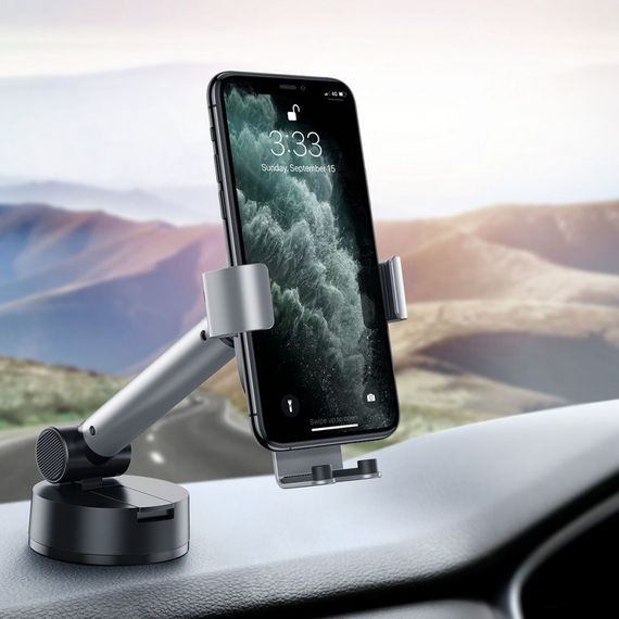 Держатель в машину Baseus Simplism Gravity Car Mount With Suction Base | Зображення 2