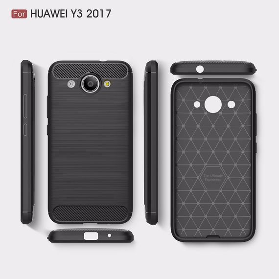 Чохол PRIMO Carbon Fiber Series для Huawei Y3 2017 - Black | Зображення 3