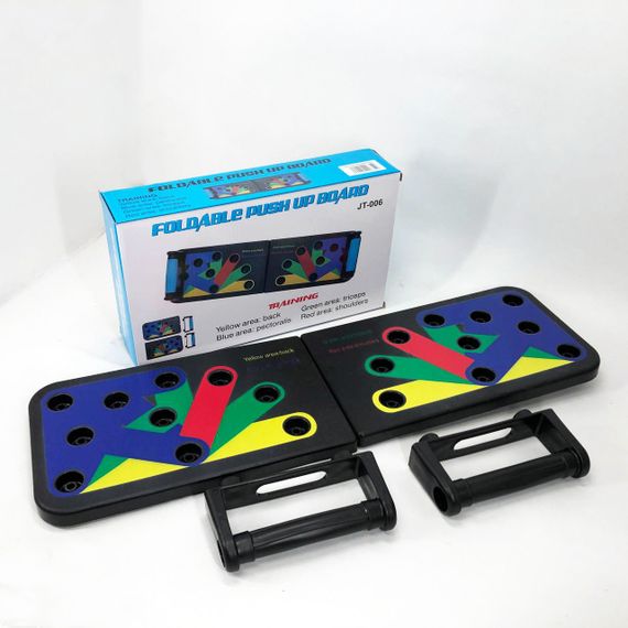 Ручки для отжиманий Foldable, Тренажер доска упражнения, Опоры для отжима пластиковые QD-79 | Зображення 1