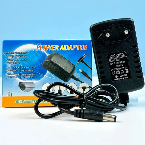 Блок живлення адаптер для мережі 9V 2A (5.5*2.5 MM)