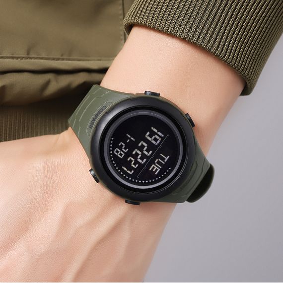 Чоловічий годинник Skmei 2166AG Army Green | Зображення 3