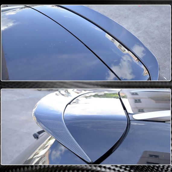 Спойлер (для Base/AMG-Line SW 2015-2019, Карбон) для Mercedes C-сlass W205 рр | Зображення 3