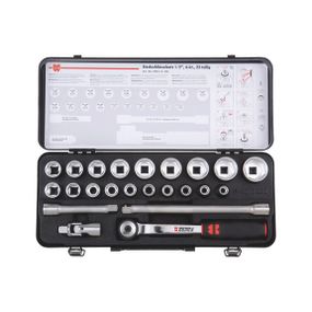 Набір головок торцевих Wurth 1/2" 6KT 23 шт.