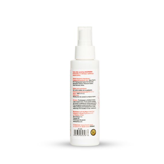 Інтимний лубрикант MyLove Taste-slide sensitive-raspberry 100 ml Sex Aura | Зображення 7