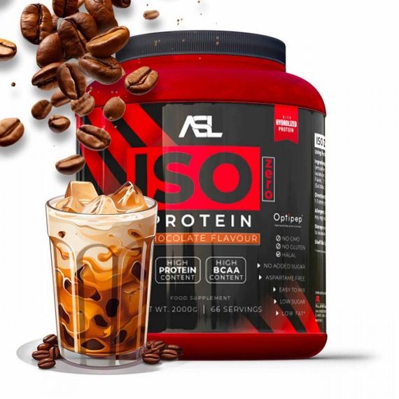 Протеин AllSports Labs Iso Zero Protein 2 kg iced coffee (90 % isolate, zero lactose, zero sugars, aspartame free)