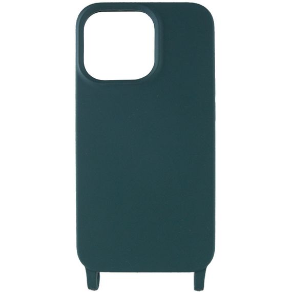 Чехол TPU two straps California для Apple iPhone 13 Pro (6.1") Силікон, Зелений/Forest green | Зображення 1
