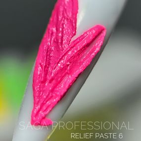 Гель для дизайну SAGA Relief Past 06 (рожева) 5мл