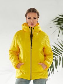 Утеплена куртка, арт.417, жовтий