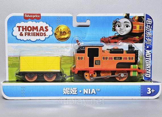 Класичний моторизований поїзд Нія із ювілейної серії до 80-річчя Thomas & Friends Оригінал Fisher-Price