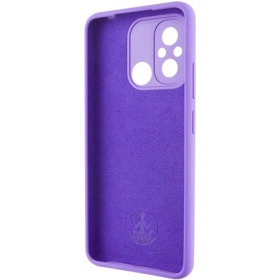 Чохол Silicone Cover Lakshmi Full Camera (AAA) для Xiaomi Redmi 12C Фіолетовий / Amethyst | Зображення 3