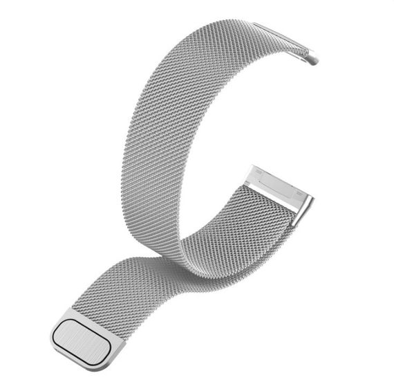 Міланський сітчастий ремінець Primo для годинника Fitbit Versa 4 / Fitbit Sense 2 - Silver | Зображення 2