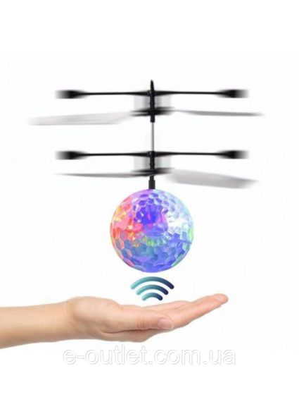 Іграшка літаючий музичний куля «Flying Ball» Sensor Led підсвічування з міцного пластику EL-1275 | Зображення 5