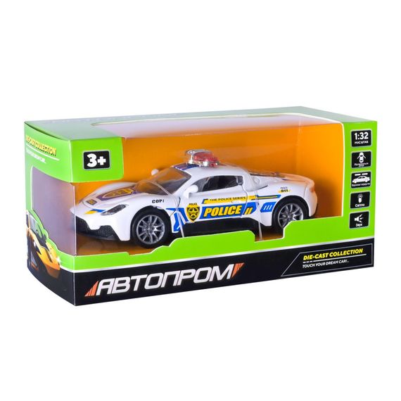 Дитяча іграшкова машинка "Police" AP74204(White) масштаб 1:32 | Зображення 4