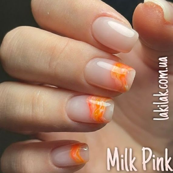 Гель для наращивания ногтей Польша LED Milk Pink 1кг