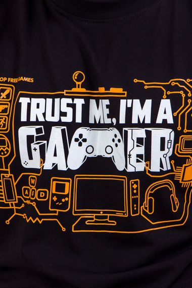 Футболка чоловіча "Gamer" Носи своє 54 Чорний (p-5057-103161) | Зображення 1