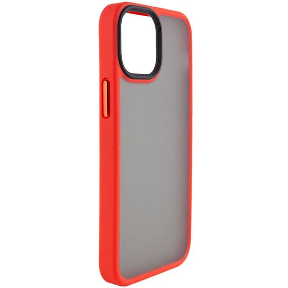 TPU+PC чохол Metal Buttons для Apple iPhone 13 (6.1") TPU+PC, Червоний | Зображення 2
