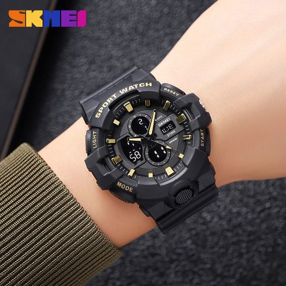 Skmei 2117BKGD Black-Gold | Зображення 2