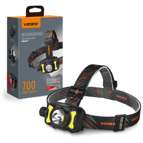 Ліхтарик LED налобний 700Lm 5000К VLF-H147 Videx