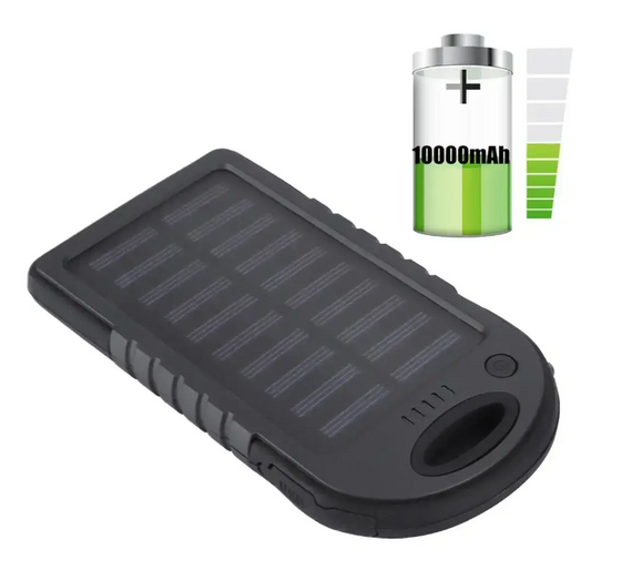 Зарядний пристрій, 12000 mAh, сонячний зарядник, акумулятор для телефону, зовнішній акумулятор від сонця, 12000 mAh   знижка | Зображення 6