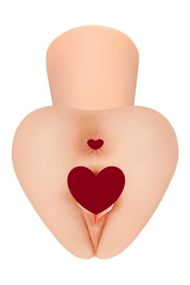 Мастурбатор вагіна та анал Pipedream PDX Plus Xl два входи, 22.9 см Sex Aura