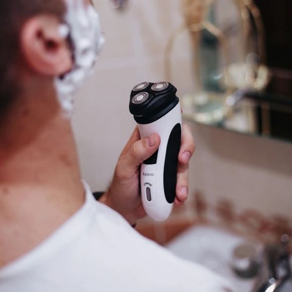 Електробритва MAGIO MG-685, бритва триммер для бороди, машинка для стрижки бороди | Зображення 1