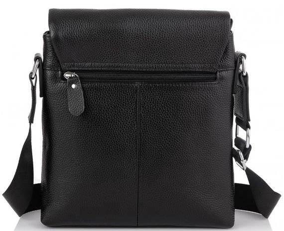 Сумка чоловіча з натуральної шкіри Tiding Bag чорна | Зображення 2