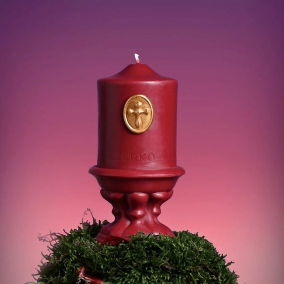 Низькотемпературна воскова свічка UPKO DREAMING of GARDEN, червона sexstyle