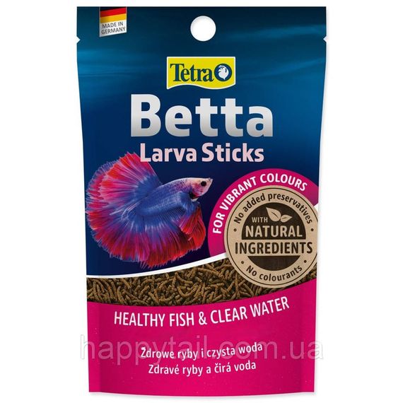 Корм Tetra Betta Larva Sticks для рибок півників в паличках 5 г