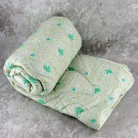 Ковдра закрита холлофайбер ALOE VERA (Мікрофібра) Двоспальна 175х210 55069