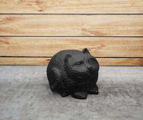 Статуетка  товстий кіт (Fat Cat). Чорна