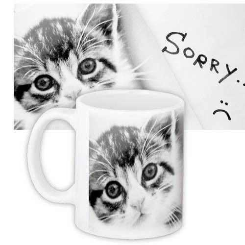 Чашка з принтом Sorry... 330 мл (KR_L104)