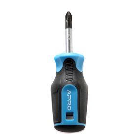 Отвертка крестовая обрезиненная рукоятка CrV PH2x38 (Phillips) APRO 3016391