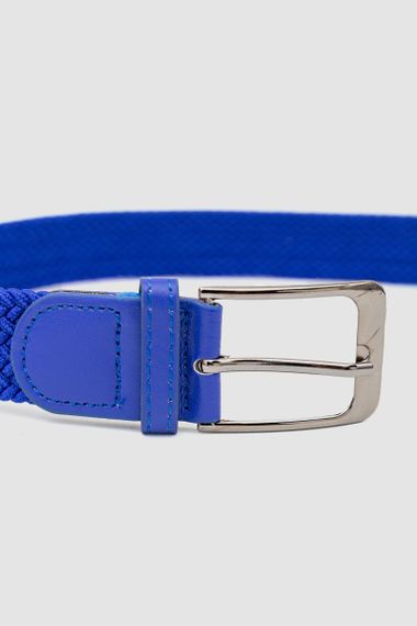 Ремінь унісекс однотонний, колір електрик, 196R35T1W6 | Зображення 1