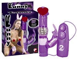 Вібратор – кролик з ротацією BUNNY Sex Aura